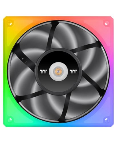 Вентилатори Thermaltake - TOUGHFAN 12 RGB, 120 mm, 3 броя, черни - 1