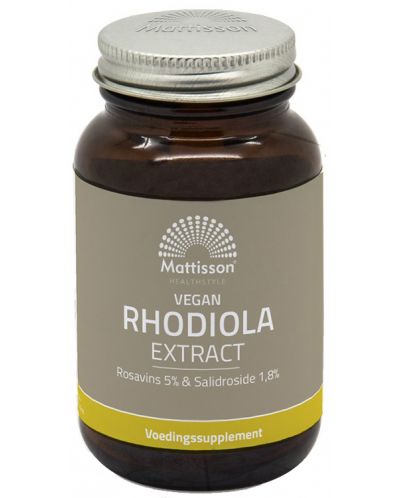 Vegan Rhodiola Extract, 60 капсули, Mattisson Healthstyle - 1