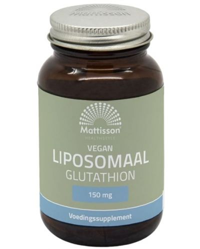 Vegan Liposomal Glutathione, 150 mg, 60 капсули, Mattisson Healthstyle - 1