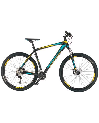 Велосипед със скорости Cross - GRX 9 HDB, 29" , черен/жълт - 1