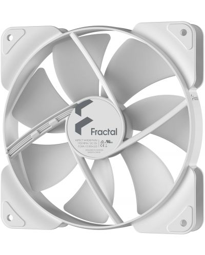 Вентилатор Fractal Design - Aspect 14 RGB, 1700rpm, 140 mm, бял - 4
