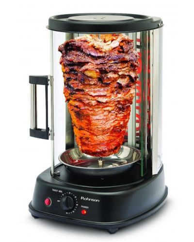 Вертикален грил Rohnson - R-2530, 1500W, 21 l, черен
