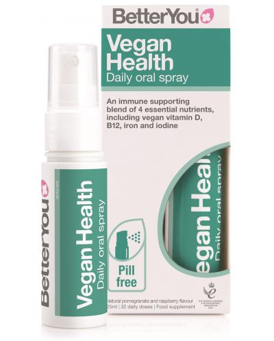Vegan Health Орален спрей, 25 ml, 32 дневни дози, Better You - 1