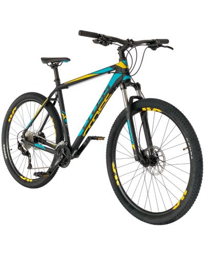 Велосипед със скорости Cross - GRX 9 HDB, 29" , черен/жълт - 3