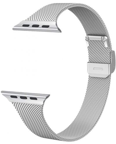 Каишка Trender - Steel, Apple Watch, 44/45 mm, сребриста - 1
