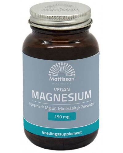 Vegan Aquamin Magnesium, 90 капсули, Mattisson Healthstyle - 1