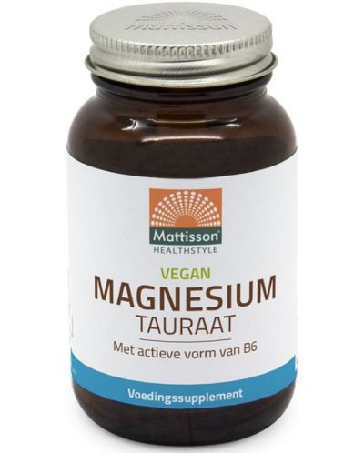 Vegan Magnesium Taurate, 60 капсули, Mattisson Healthstyle - 1