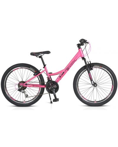 Велосипед със скорости Byox - Princess, розов, 24'' - 2