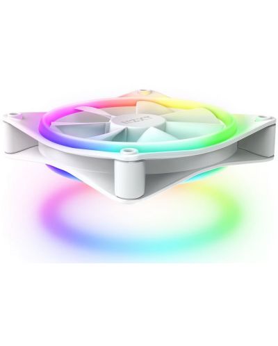 Вентилатори NZXT - F140 RGB Duo White, 140 mm, RGB, 2 броя, контролер - 2