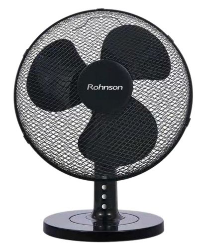 Вентилатор Rohnson - R-8371, 3 скорости, 40 cm, черен - 1