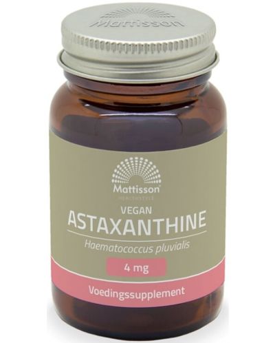 Vegan Astaxanthin, 60 капсули, Mattisson Healthstyle - 1