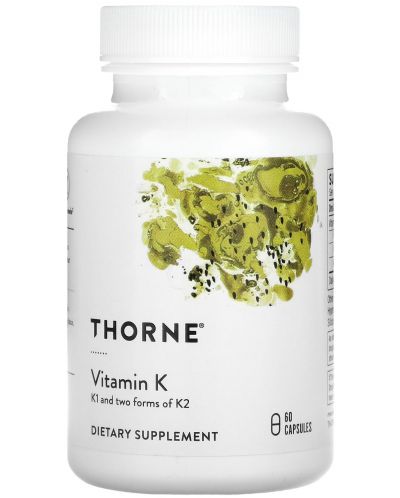 Vitamin K, 60 капсули, Thorne - 1