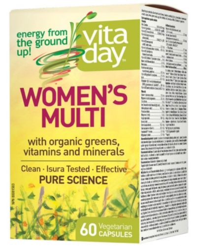 Vitaday Women's Multi, 60 капсули, Natural Factors - 1