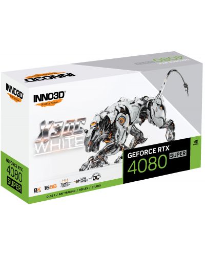 Видеокарта Inno3D - GeForce RTX 4080 Super X3 OC White, 16GB, GDDR6X - 3