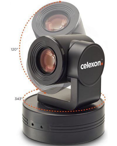 Видеоконферентна камера celexon - PTZ VKS2040, 2MPx, Gray - 4