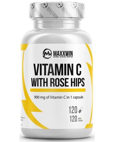 Vitamin C with Rose Hips, 120 капсули, Maxxwin - 1