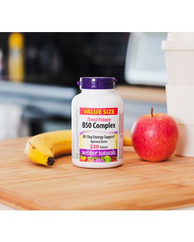 Vitamin В50 Complex, 220 таблетки, Webber Naturals - 2