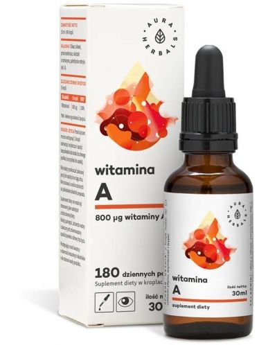 Витамин А, 30 ml, Aura Herbals - 1