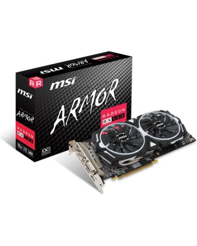 Видеокарта MSI - Radeon RX 580 Armor OC, 8GB, GDDR5