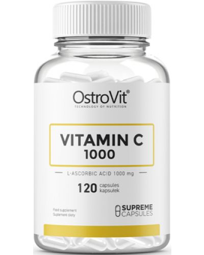 Vitamin C, 1000 mg, 120 капсули, OstroVit - 1