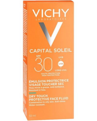 Vichy Capital Soleil Матиращ флуид за лице Dry Touch, SPF30, 50 ml - 2