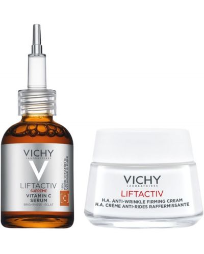 Vichy Liftactiv Комплект - Озаряващ серум и Дневен крем, 20 + 50 ml - 1
