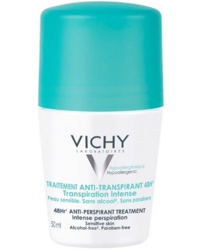 Vichy Deo Рол-он дезодорант против изпотяване, с парфюм, 50 ml - 1