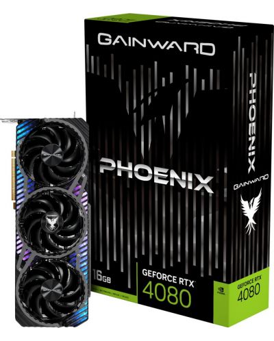 Видеокарта Gainward - GeForce RTX 4080 Phoenix DLSS 3, 16GB, GDDR6X - 1