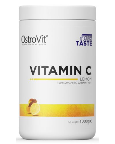 Vitamin C Powder, лимон, 1000 g, OstroVit - 1