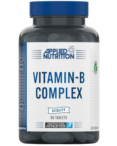 Vitality Vitamin-B Complex, 90 таблетки, Applied Nutrition - 1
