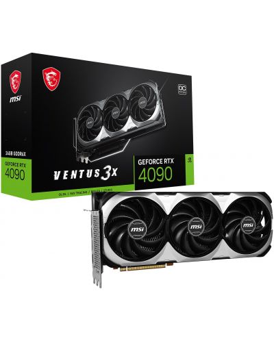 Видеокарта MSI - GeForce RTX 4090 VENTUS 3X E OC, 24GB, GDDR6X - 1