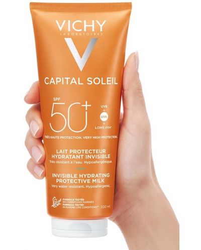 Vichy Capital Soleil Слънцезащитно мляко за лице и тяло, SPF50+, 300 ml - 4
