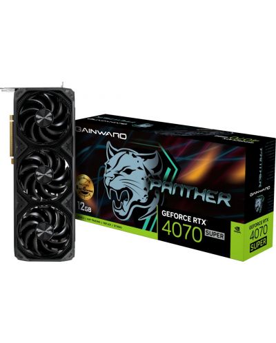 Видеокарта Gainward - GeForce RTX 4070 Super Panther OC, 12GB, GDDR6X - 1
