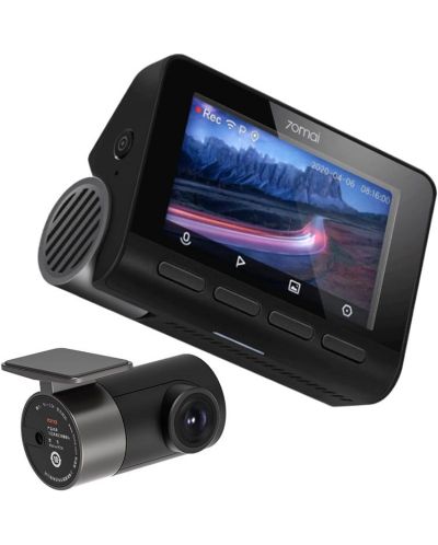 Видеорегистратор 70mai - Dash Cam Set A800S-1 + задна камера, черен - 1
