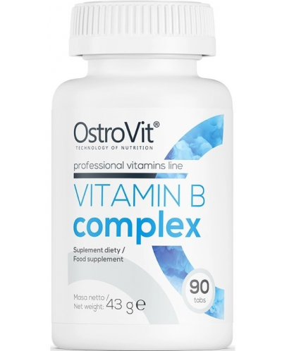 Vitamin B Complex + C & E, 90 таблетки, OstroVit - 1