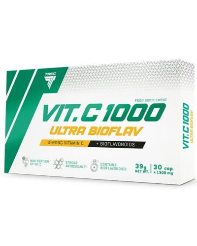 Vit. C 1000 Ultra Bioflav, 30 капсули, Trec Nutrition - 1