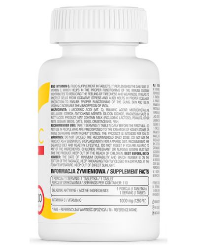 Vitamin C Limited Edition, 1000 mg, 110 таблетки, OstroVit - 2
