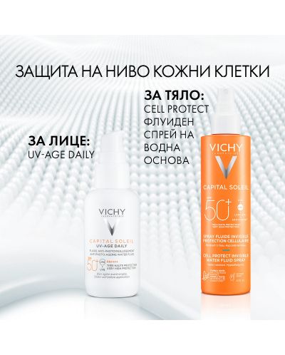 Vichy Capital Soleil Флуиден спрей за лице и тяло, SPF 50+, 200 ml - 5