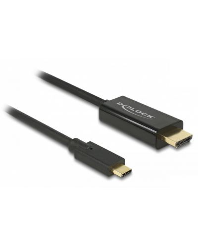 Видео кабел Delock - 85259, USB-C/HDMI, 2 m, черен - 1