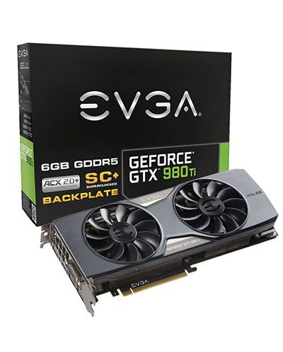 Видеокарта EVGA - GeForce GTX 980Ti Superclocked+, 6GB, GDDR5