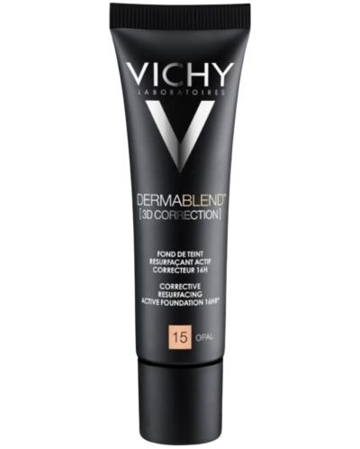 Vichy Dermablend 3D Коригиращ фон дьо тен, №15 Opal, SPF25, 30 ml - 1