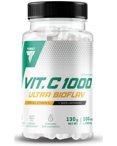 Vit. C 1000 Ultra Bioflav, 100 капсули, Trec Nutrition - 1