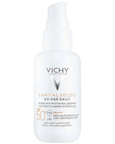 Vichy CS & Minéral 89 Комплект - Слънцезащитен флуид и Гел-бустер, 40 + 30 ml (Лимитирано) - 2