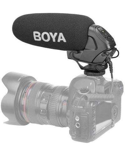 Видео микрофон Boya - BY-BM3030 shotgun, черен - 2