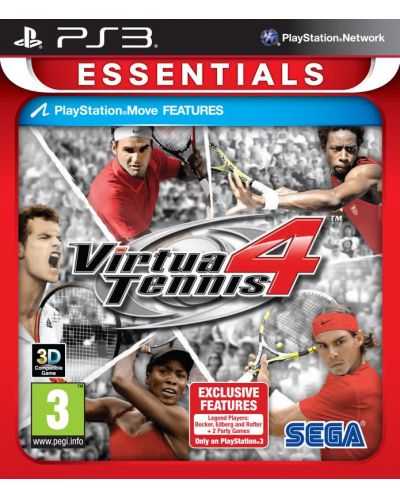 Virtua Tennis 4 - Essentials (PS3) - 1