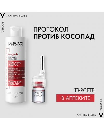 Vichy Dercos Стимулиращ шампоан Energy+, 400 ml - 5