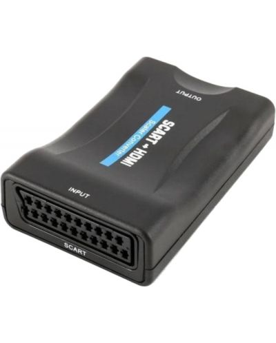 Видео конвертор ESTILLO - Scart/HDMI, черен - 1