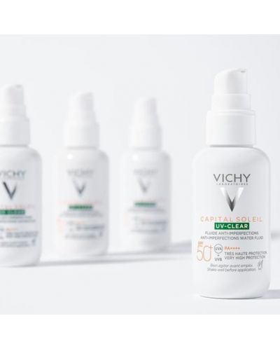 Vichy Capital Soleil Слънцезащитен флуид за лице UV-Clear, SPF50+, 40 ml - 2