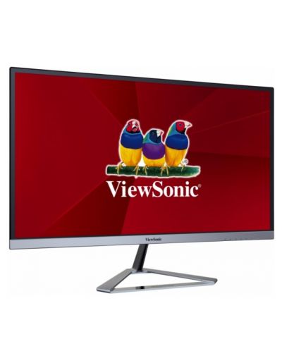 Viewsonic VX2276-SMHD 22" 16:9 (21.5"), 1920 x 1080 Full HD, 4ms, VGA, HDMI, DisplayPort, speaker, 80,000,000:1 DCR, Brightness 250 cd/m2, H178 / V178 viewing angle, Frameless IPS, silver bezel - 3
