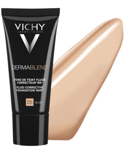 Vichy Dermablend Коригиращ фон дьо тен флуид, №25 Nude, SPF35, 30 ml - 3